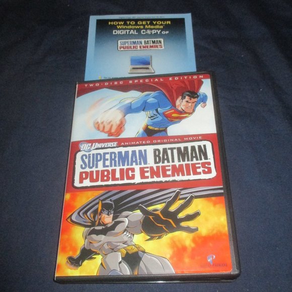 Superman/Batman: Public Enemies (DVD, 2009, 2-Disc Set, Widescreen) Animated - Picture 3 of 6